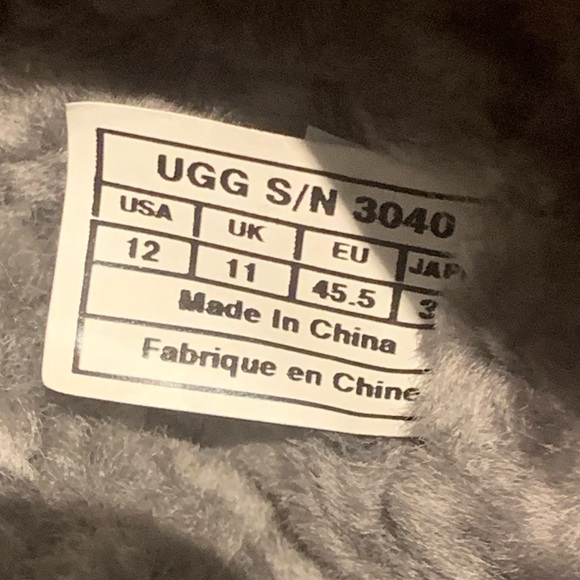 Men’s UGG® Australia Rockville II 3040 Black Leather Biker Boots (EUC) - Picture 8 of 8